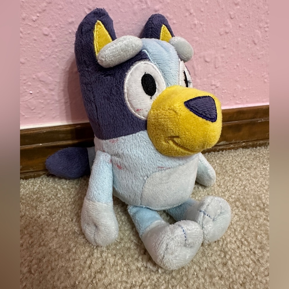 Moose Small Bluey Heeler Dog Lovey Plush Toy 6” Fair Condition Read